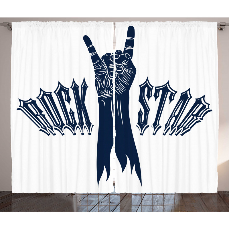 Rock Star Curtain