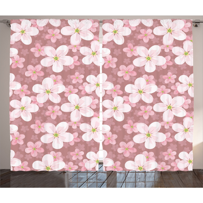 Cherry Blossoms Petal Curtain