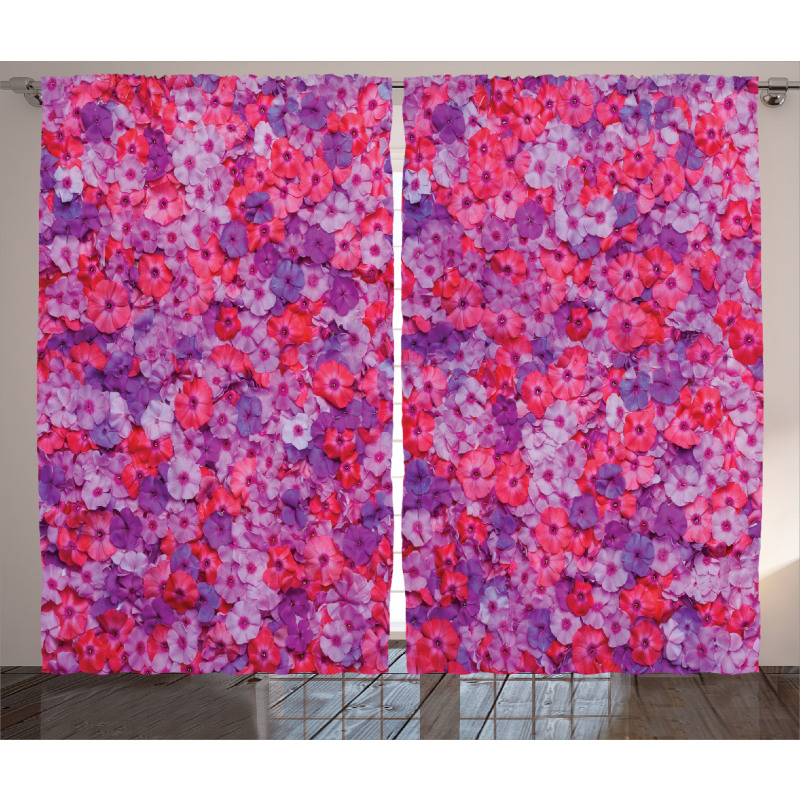 Spring Florets Flowers Curtain