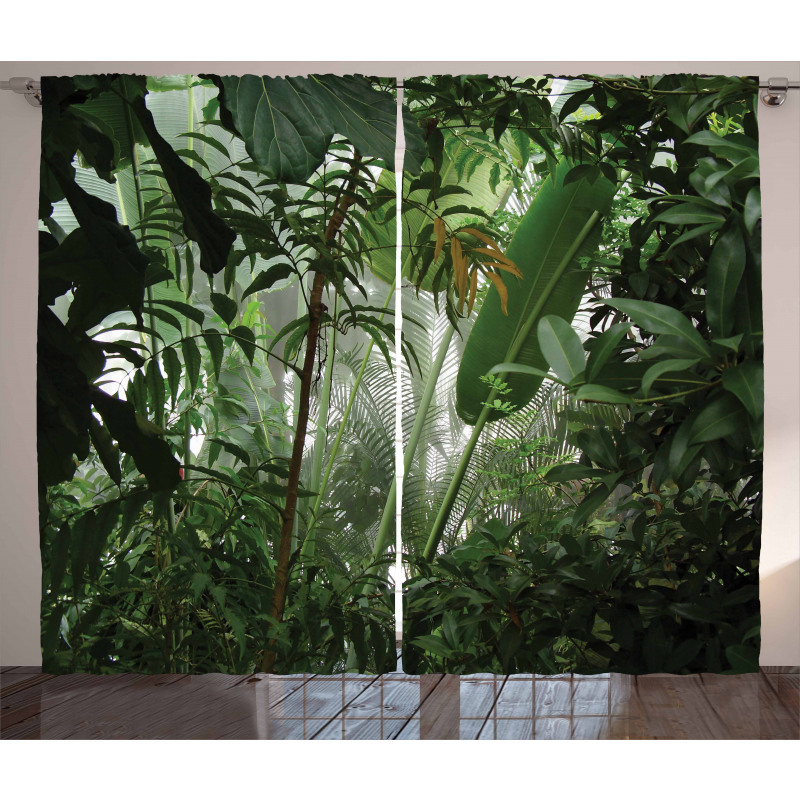 Tropical Rainforest Wild Curtain