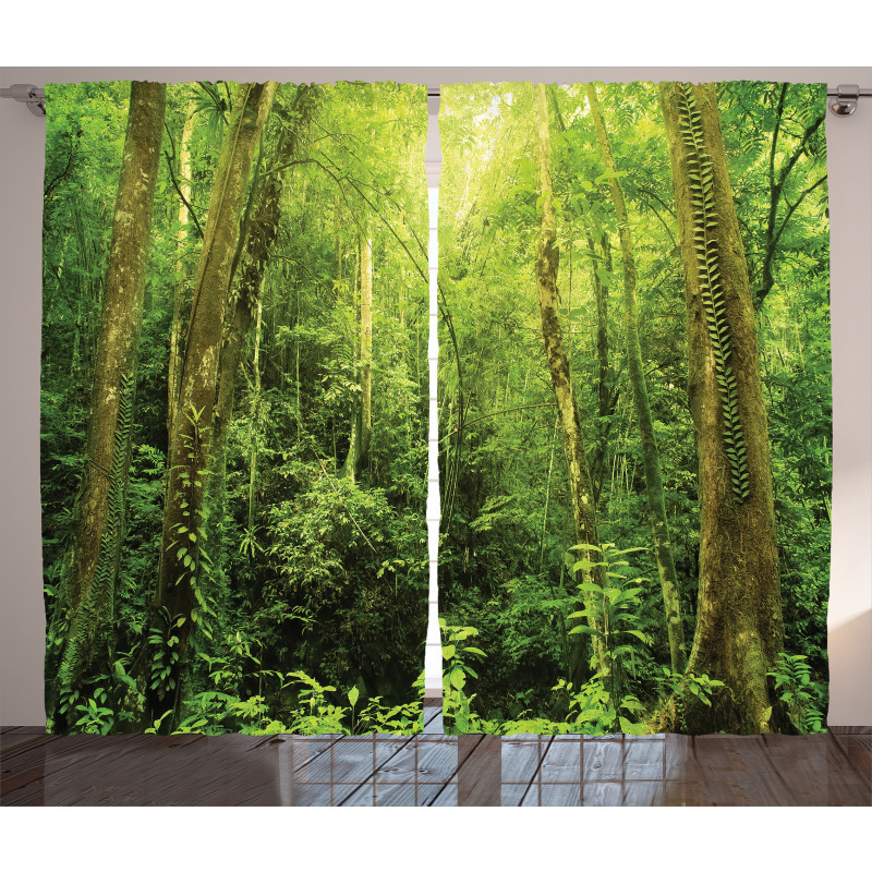 Rainforest Landscape Curtain