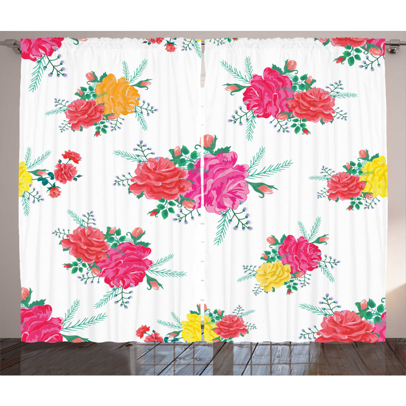 Spring Love Art Curtain