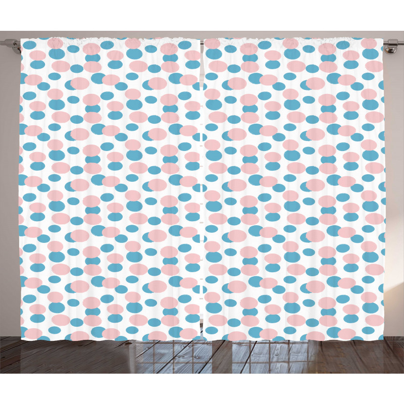 Pastel Rounds Curtain