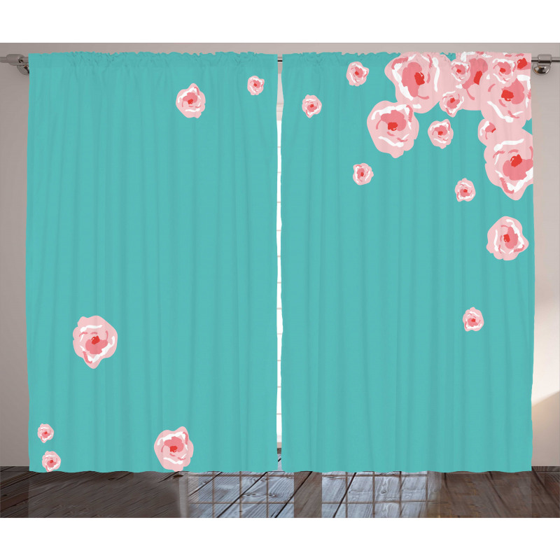 Romantic Petals Curtain