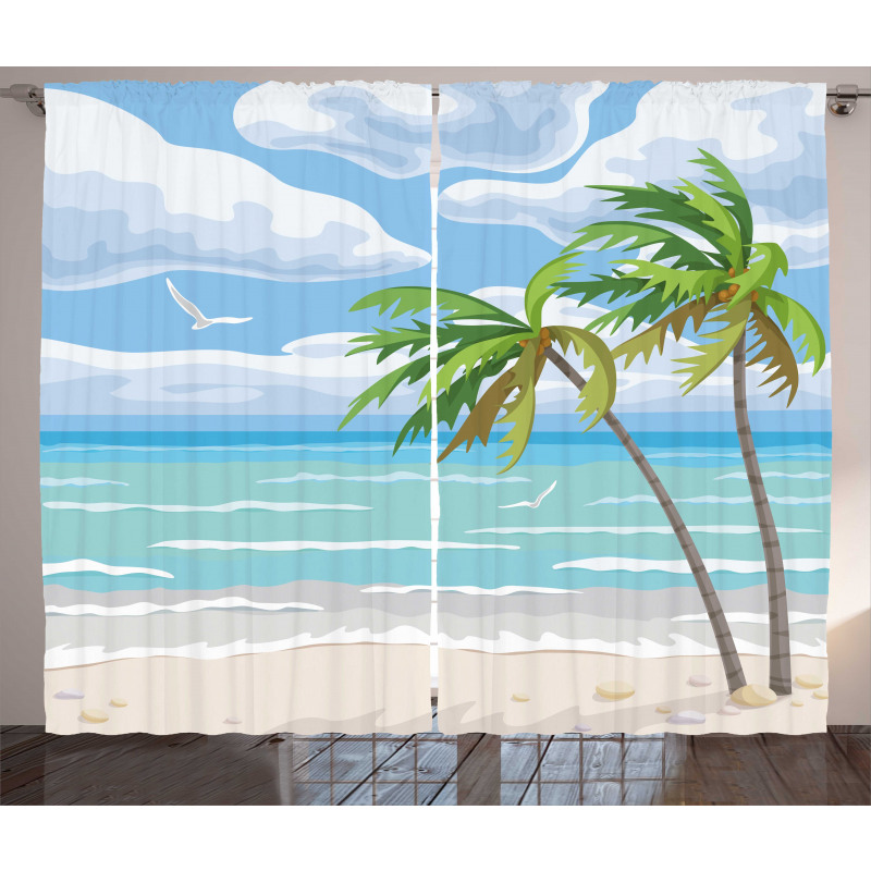 Summer Coast Wind Curtain