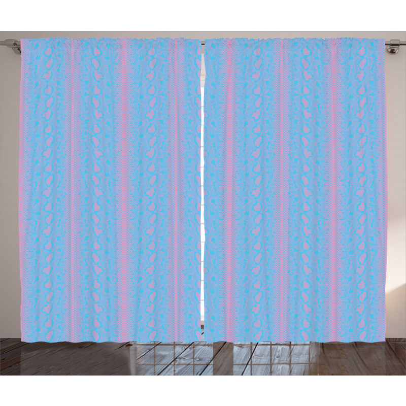 Abstract Reptile Curtain