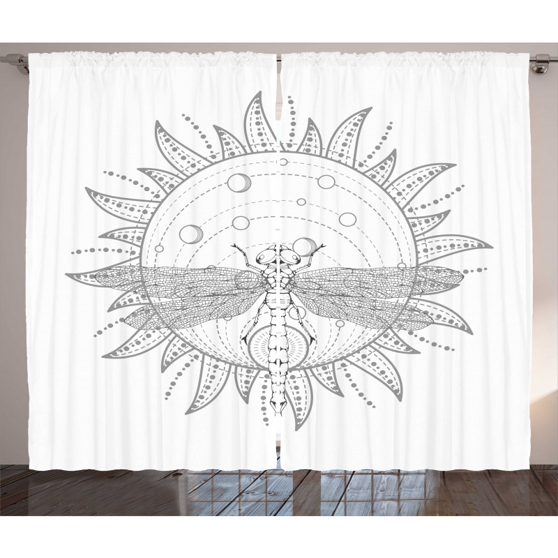 Neutral Sun and Dragonfly Curtain