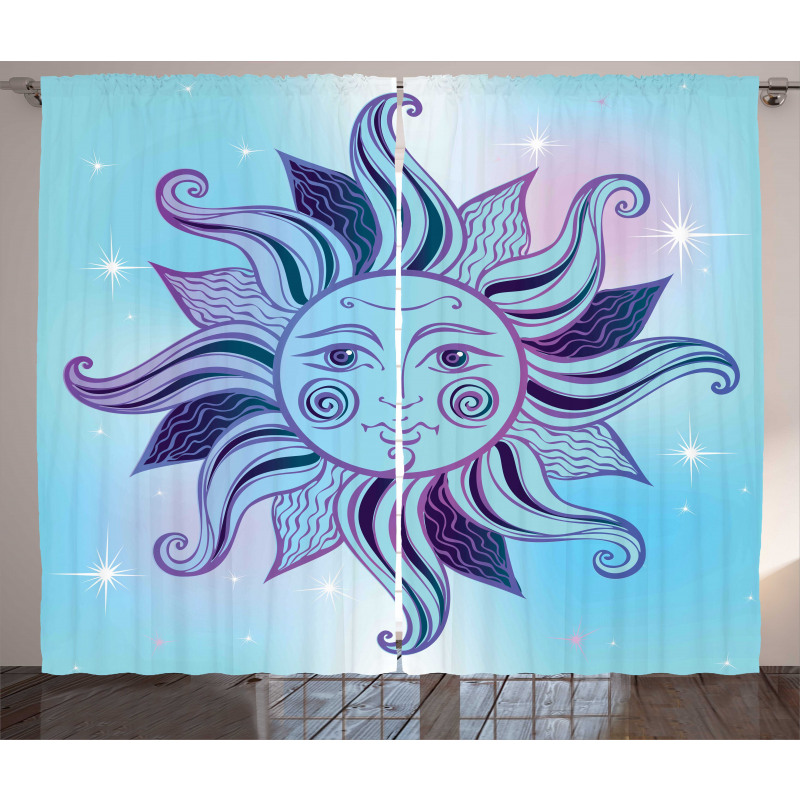 Flourish Sun Face Curtain