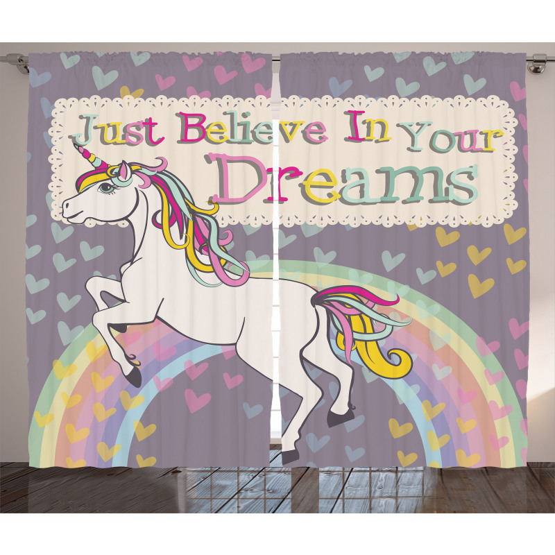 Believe in Your Dreams Curtain