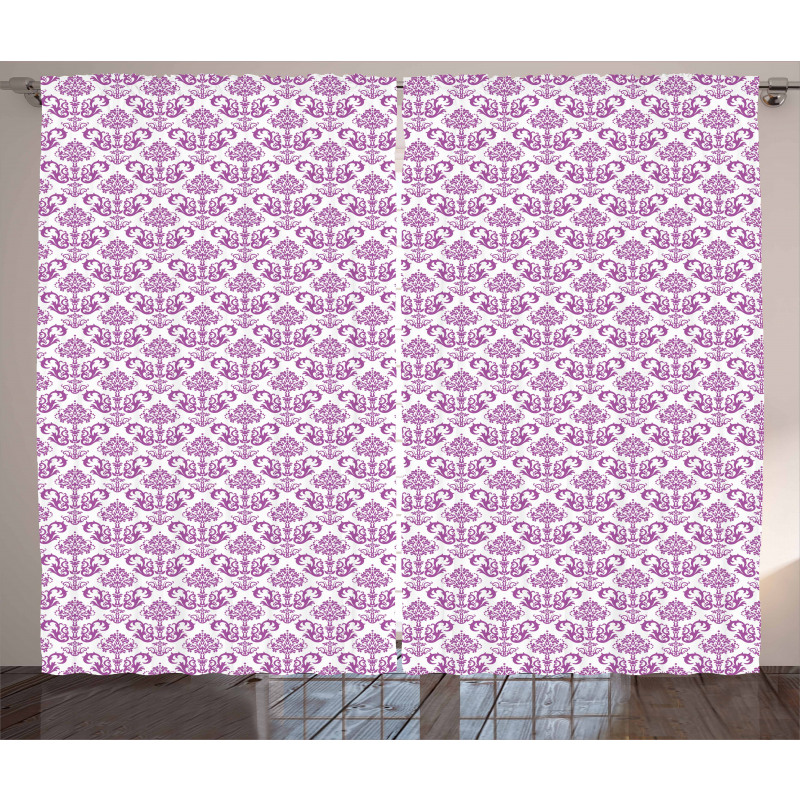 Floral Lavender Bloom Curtain