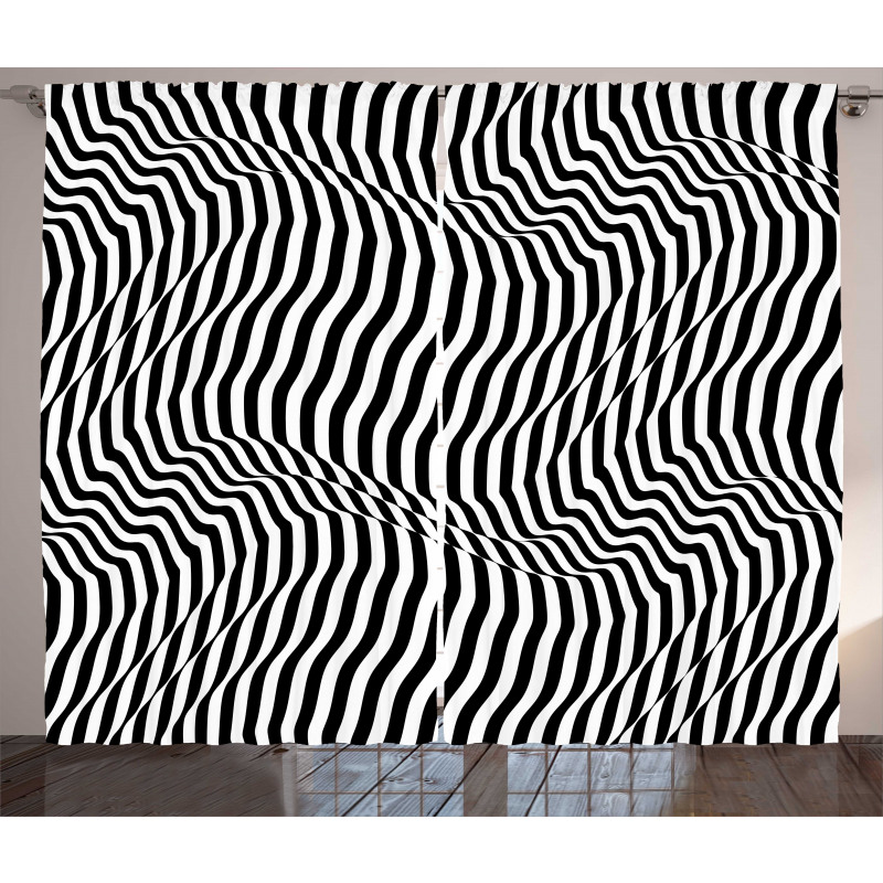 Illusive Stripes Curtain