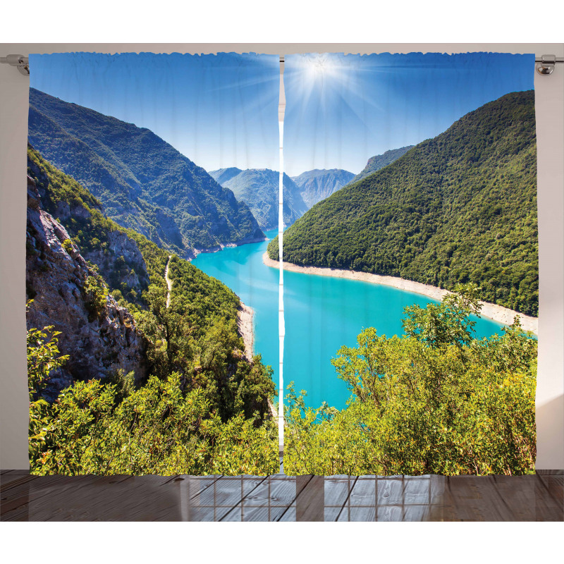 Piva Canyon Montenegro Curtain
