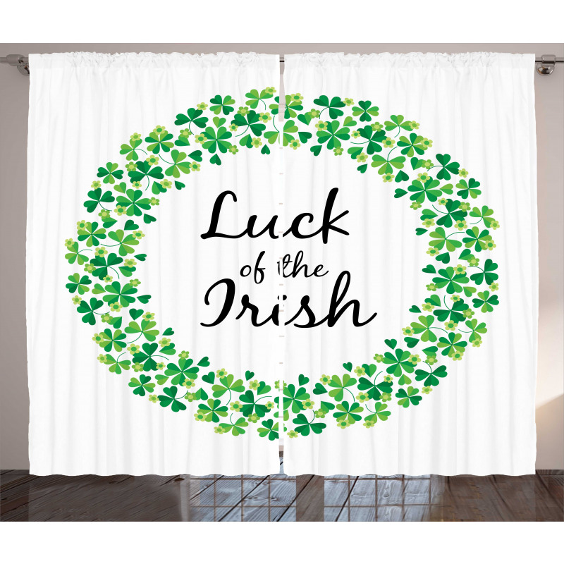 Clover Wreath Curtain