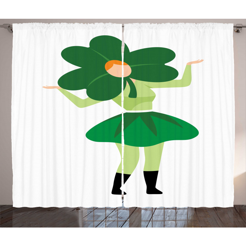 Lucky Clover Hat Curtain