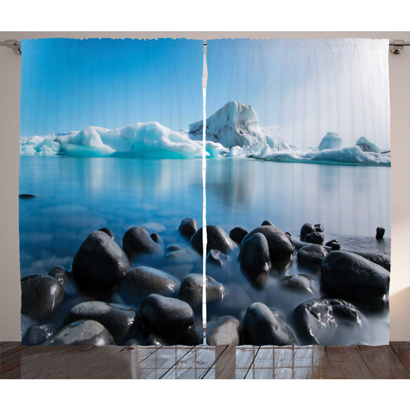 Arctic Environment Scene Curtain