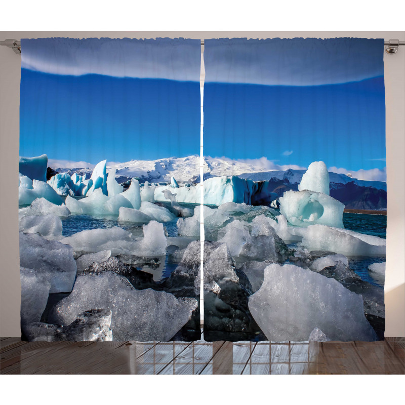 Glacier Elements Lagoon Curtain