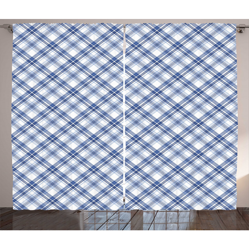 Fashion Diagonal Lines Curtain