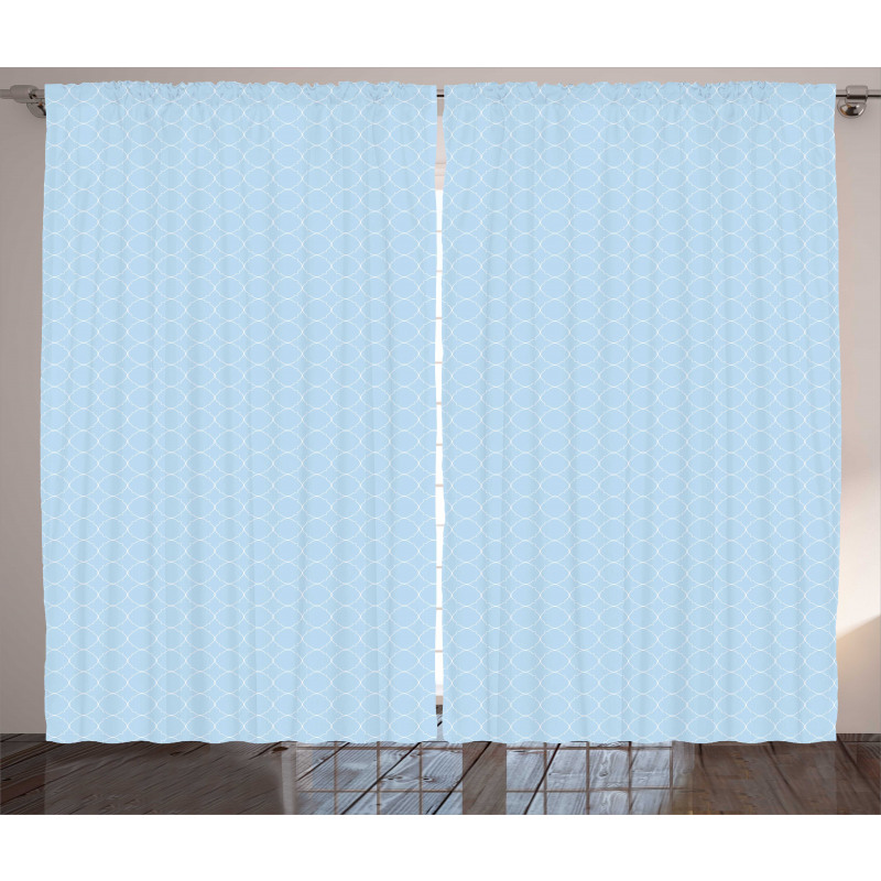 Thin Line Tracery Curtain