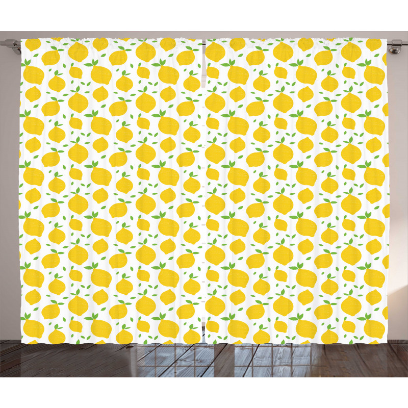 Modern Summer Themed Tasty Curtain