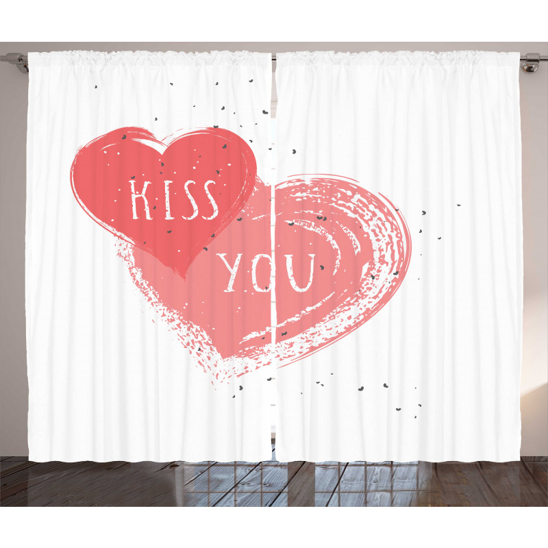 Kiss You Hearts Curtain