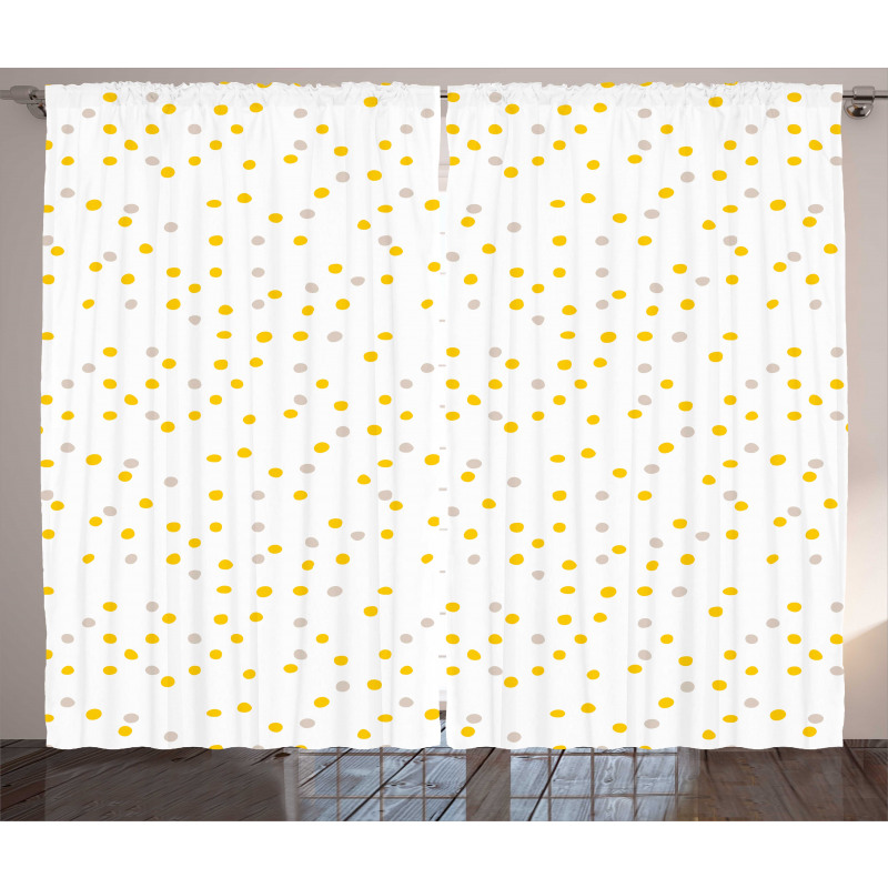 Random Mini Spots Curtain