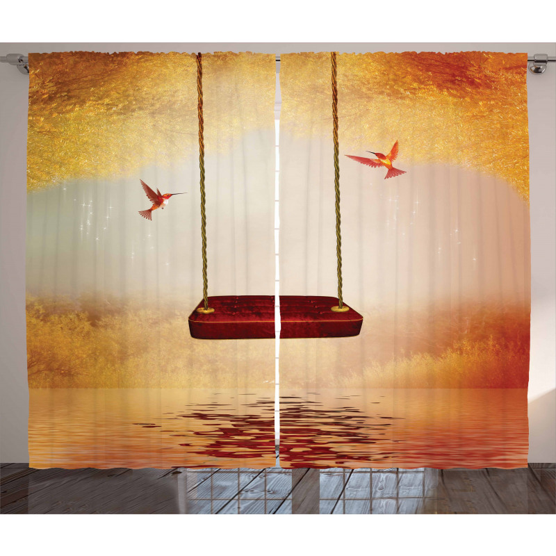 Hummingbird Peace Curtain