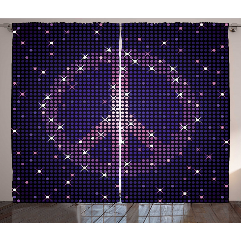 Peace Sign Curtain