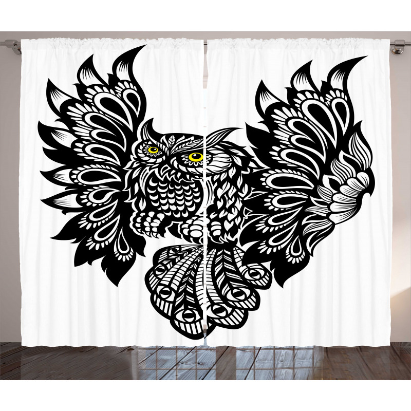 Ornamental Bird Curtain