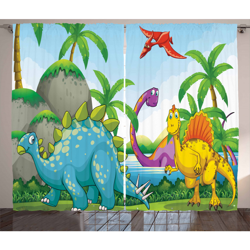 Dinosaurs in the Jungle Curtain