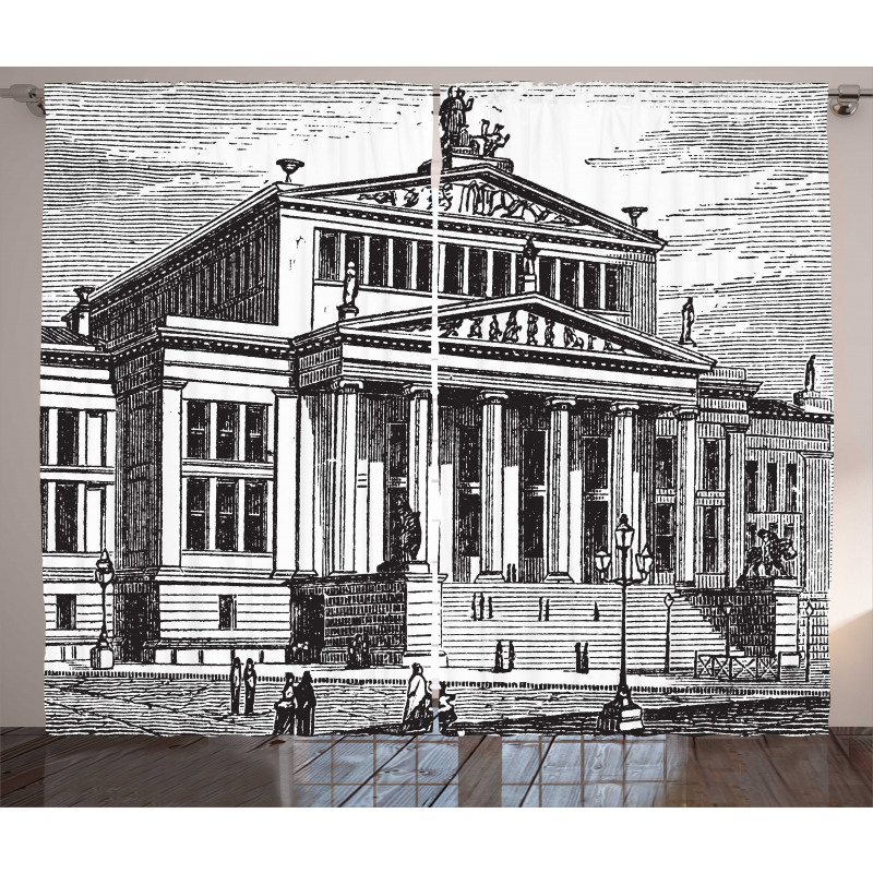 Engraved Konzerthaus Berlin Curtain