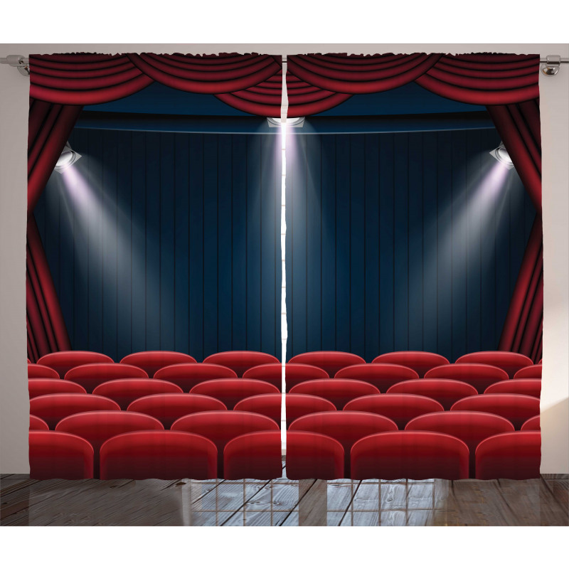 Classic Stage with Curtain Curtain