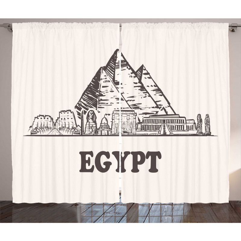 Pyramids Cheops Curtain