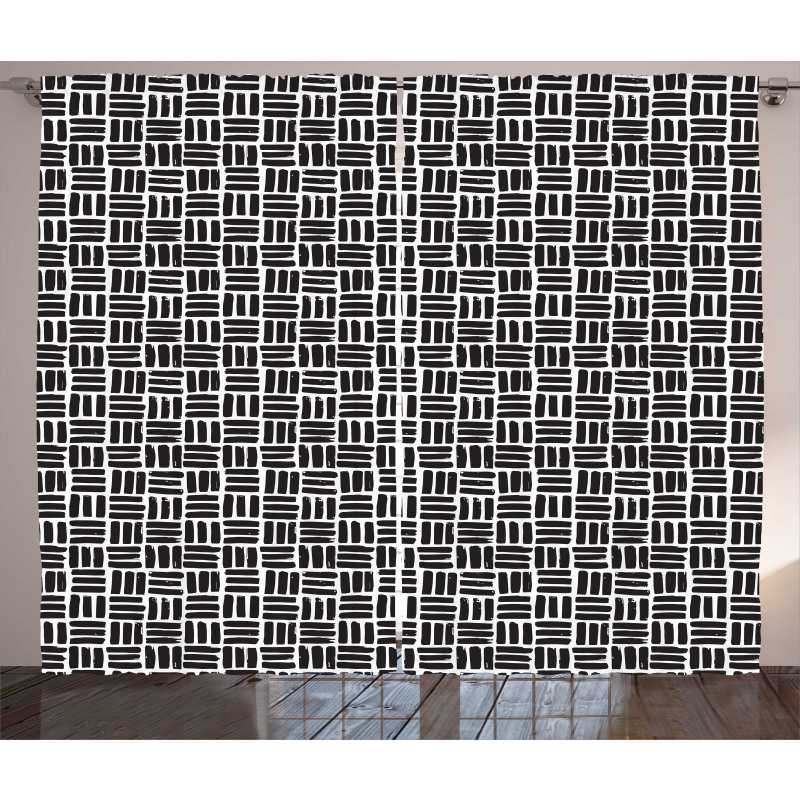 Creative Bar Squares Curtain