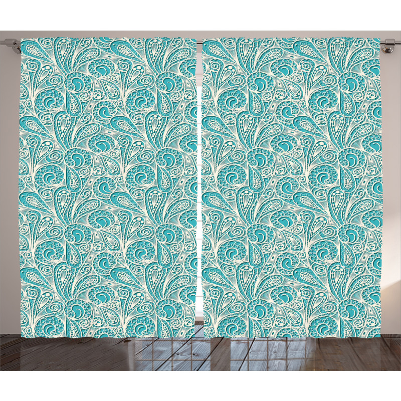 Romantic Lace Pattern Curtain