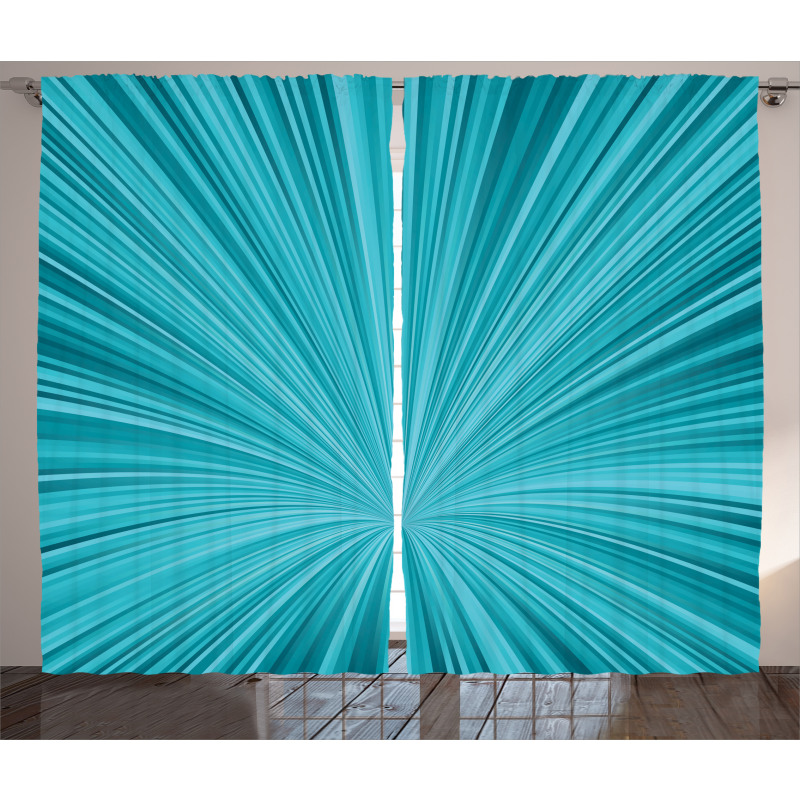 Abstract Vortex Design Curtain