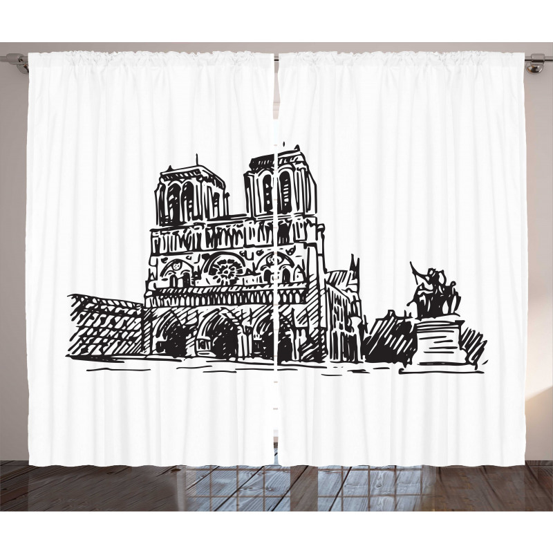 Hand Drawing Curtain