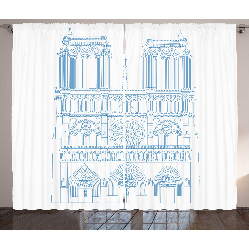 Linear Outline Curtain