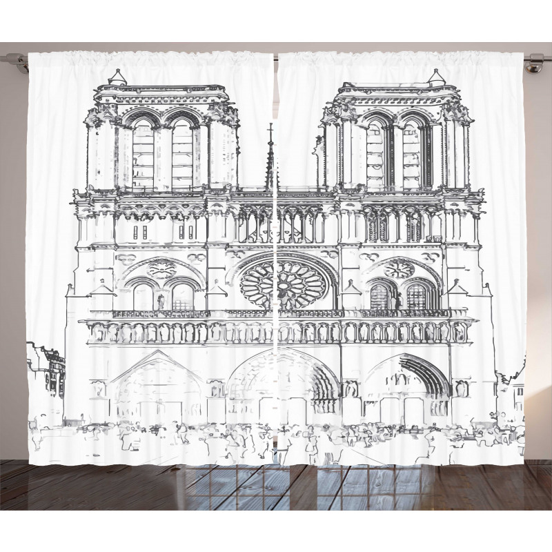 Detailed Sketch Curtain