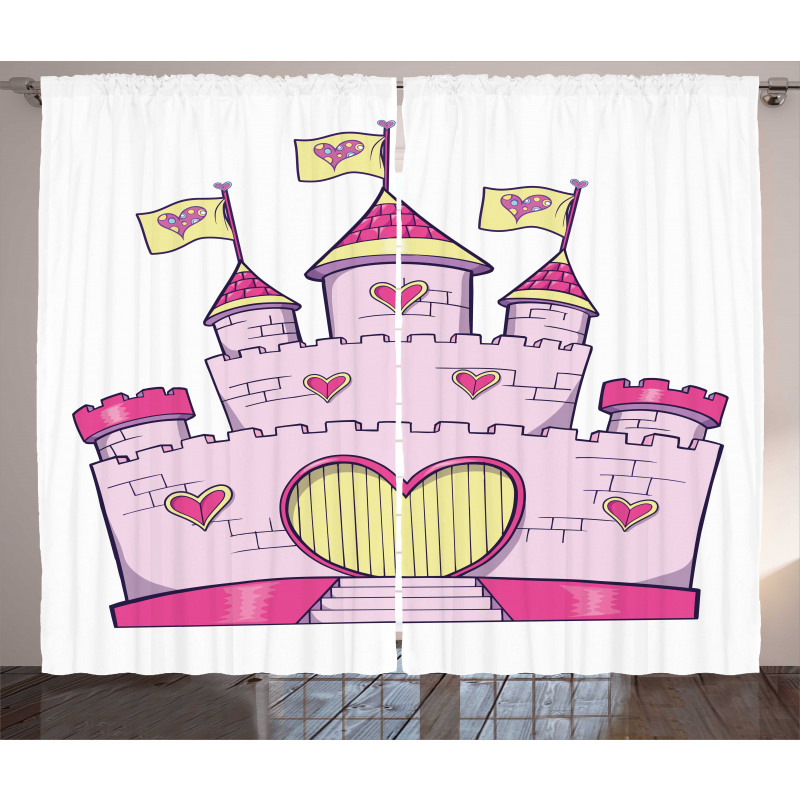 Fantasy Princess Fortress Curtain