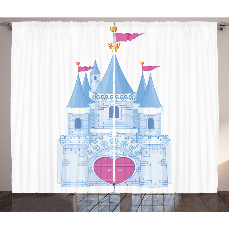 Romantic Fairy Tale Castle Curtain