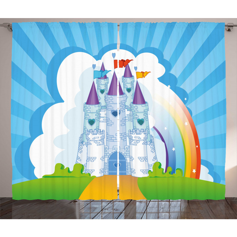 Rainbow Fortress Princess Curtain