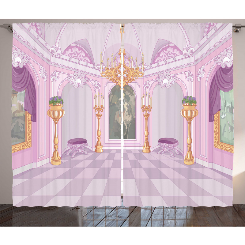 Palace Interiors Cartoon Curtain