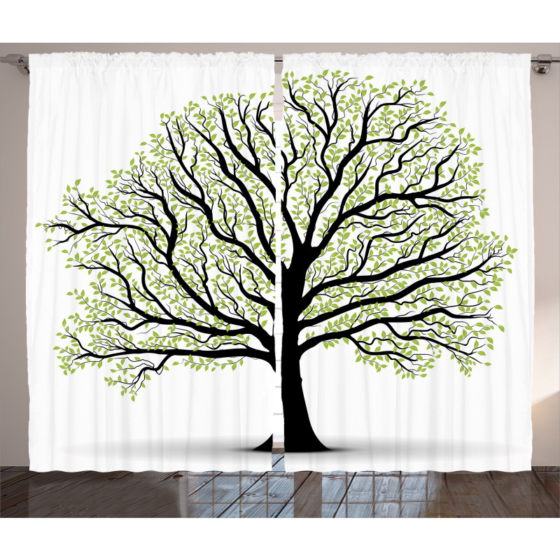 Lush Leaves Curtain