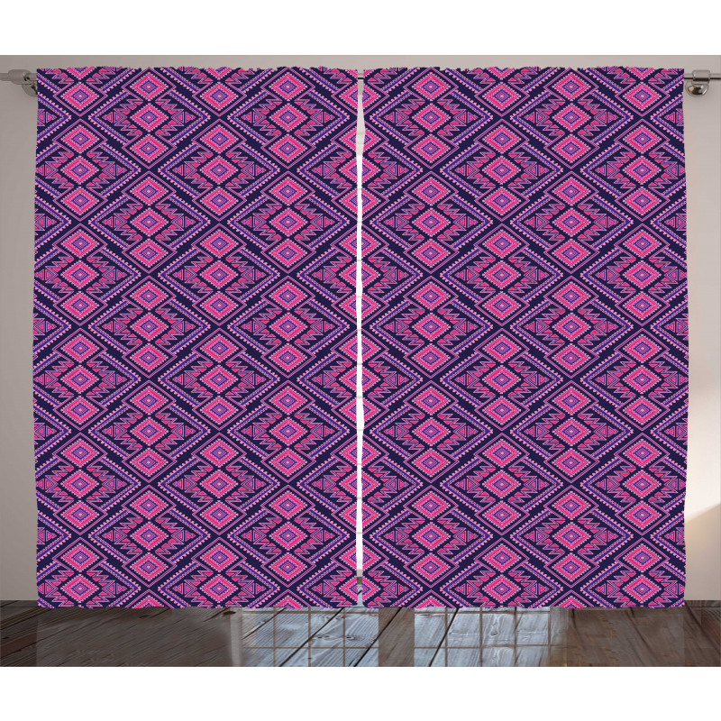 Bohemian Vibrant Composition Curtain