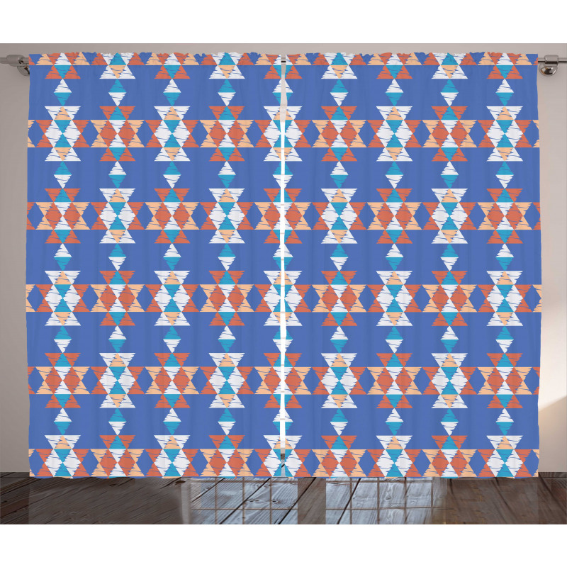 Retro Native Triangular Art Curtain