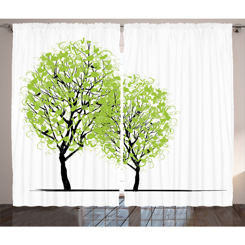 Warm Season Tree Curtain