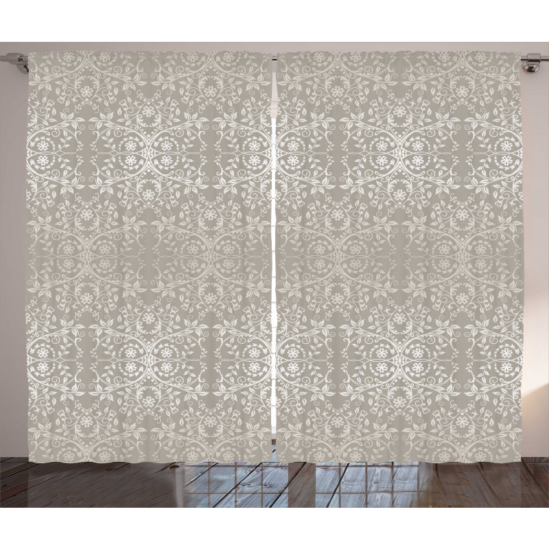 Paisley Victorian Pattern Curtain