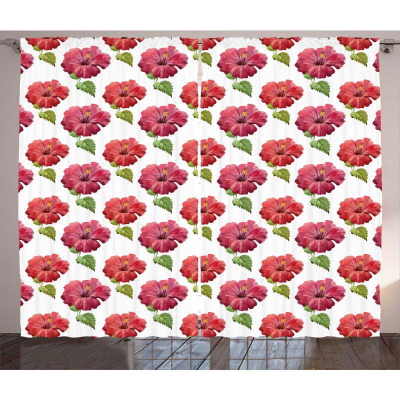 Flowers from Tropical Places Curtain