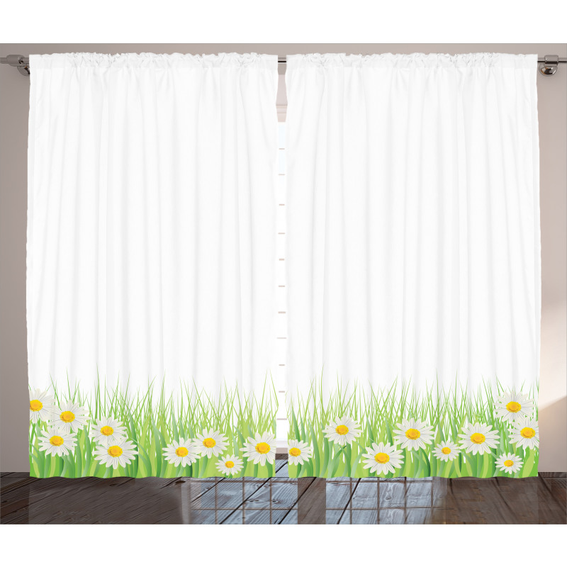 Daisies in the Grass Curtain