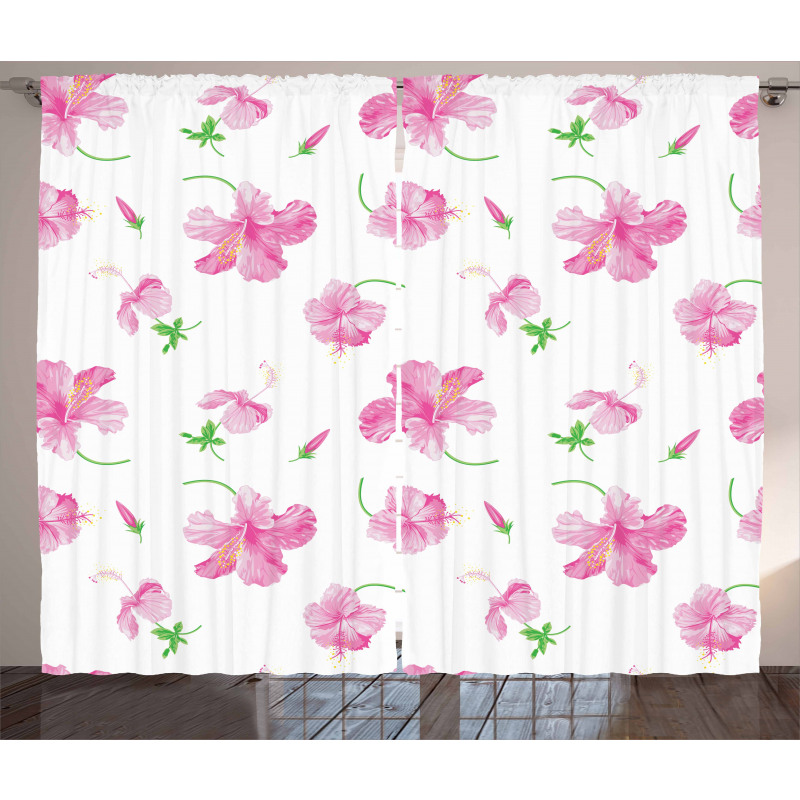 Floral Patterns Country Curtain